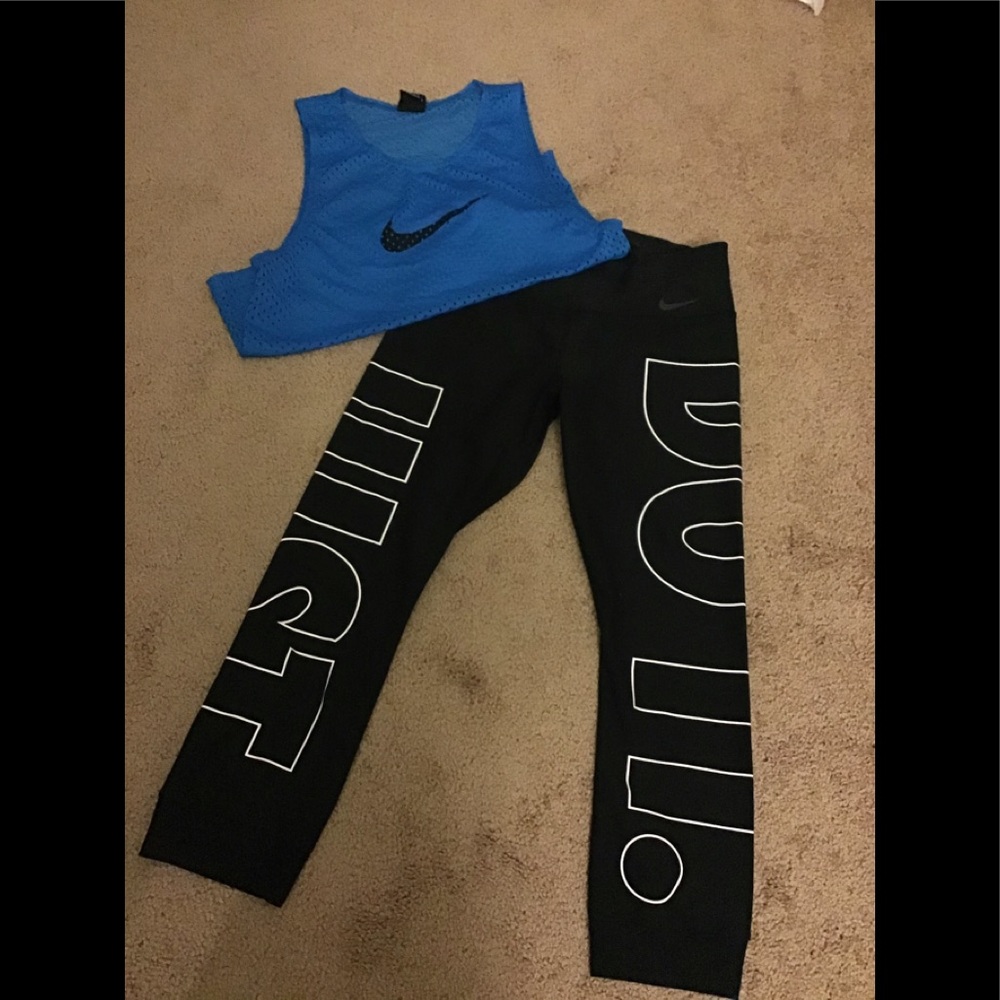 Nike leggings and shirt